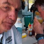 Bolsonaro posta vídeo rindo e tomando caldo de cana após divulgação de relatório da PF sobre golpe