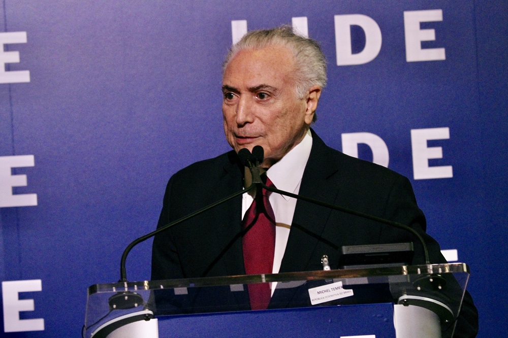 Temer diz que será necessário ‘repensar toda’ proposta de anistia após sanções dos EUA contra esposa de Moraes