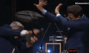 Acordo entre Marçal e Datena encerra processo por cadeirada em debate