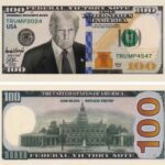 Trump divulga foto de nota de US$ 100 com seu rosto